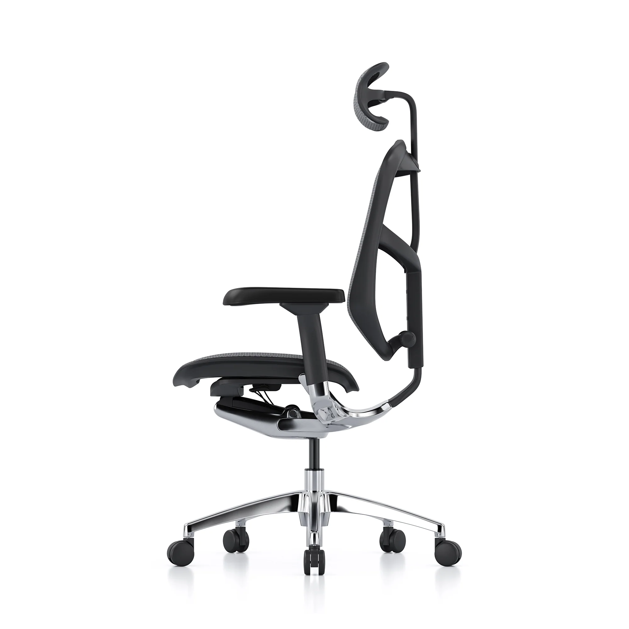 Enjoy office chair, grey mesh, black frame - Image 5