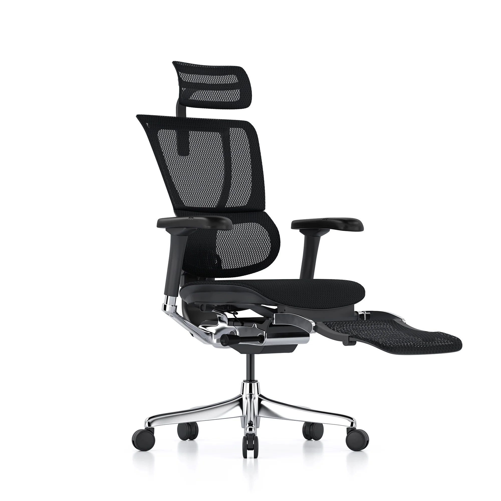 Mirus office chair, black mesh, black frame - Image 3